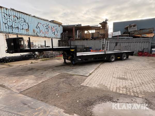 Trailer Broshuis Kran Udtrækstrailer