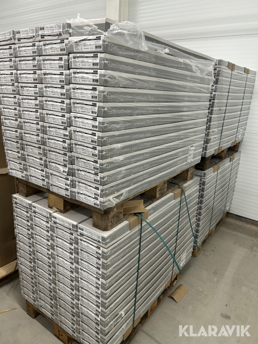 Laminatgulv HARO Oak Breda Light Grey – 230 m²