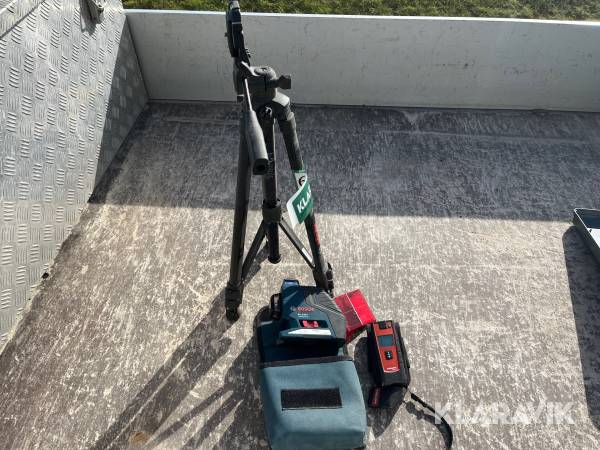 Nivelerings og afstand måler Bosch & Hilti GLL3-80P og PD 4