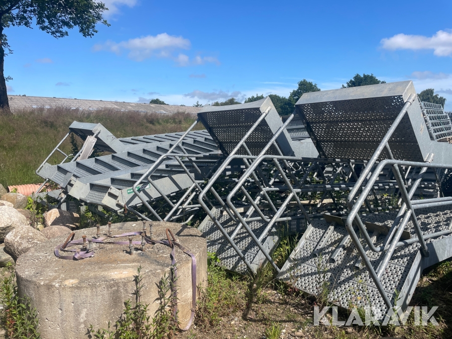 Trapper rustfri 8 stk