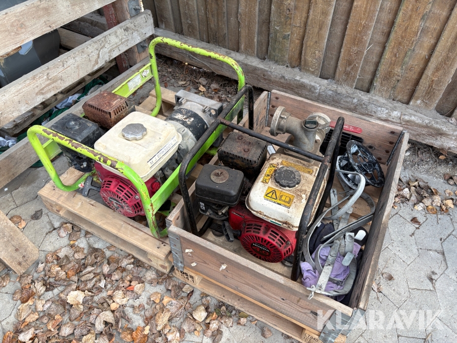 Generator og pumpe - 2 styk