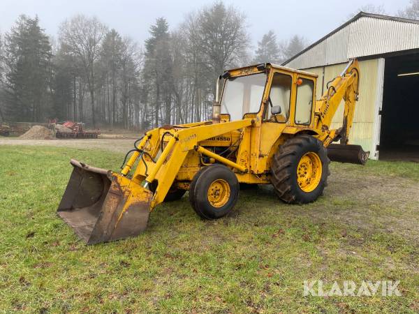 Rendegraver Ford 4550 med 5 skovle