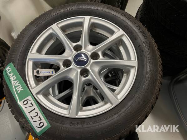 Følg med dæk Continental 195/60 R 15 88T 4 styk