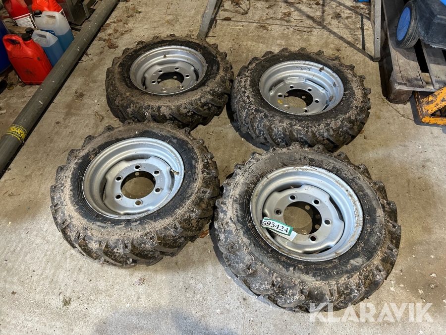 Entreprenør hjul til minilæsser schäfer 4 styk