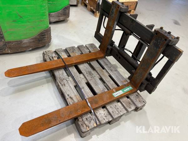 Pallegafler - med gaffelspredning og sideforskydning