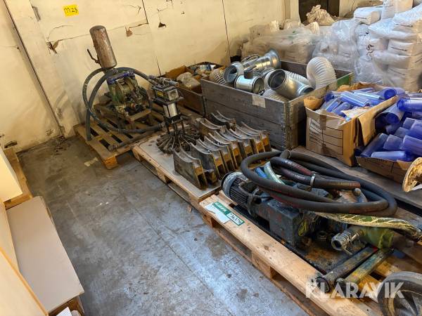 Pumper til maling - 2 pumper, 1 hydraulisk enhed