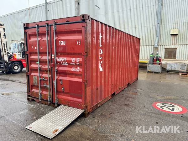 20 fod container Textainer DC20-48