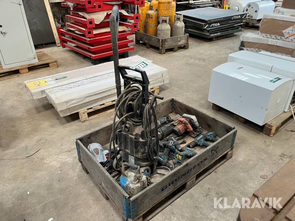Blandet Palle værktøj. Makita/ milwaukee