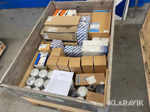 Blandet Lot af diverse filtre
