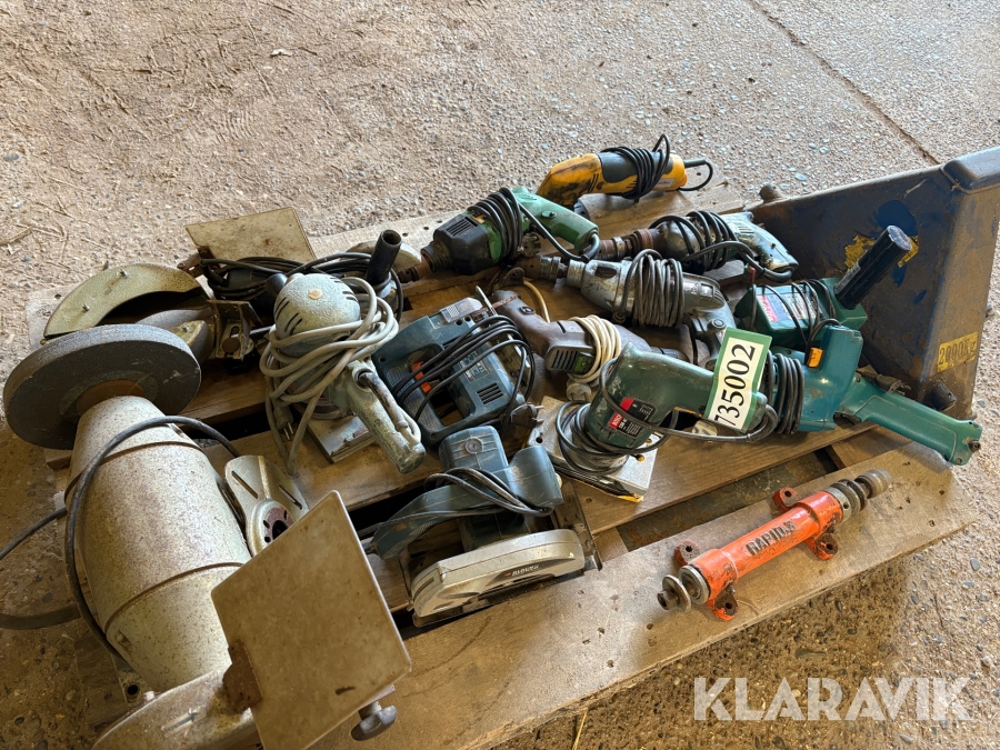 Blandede lot håndværktøj