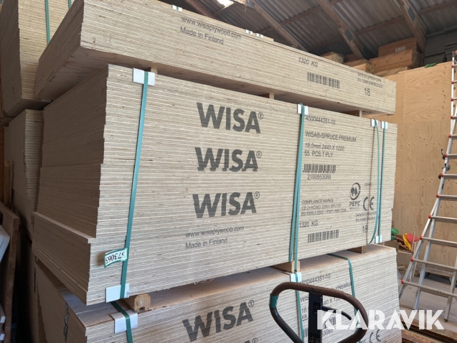 Krydsfiner plade Wisa10 styk