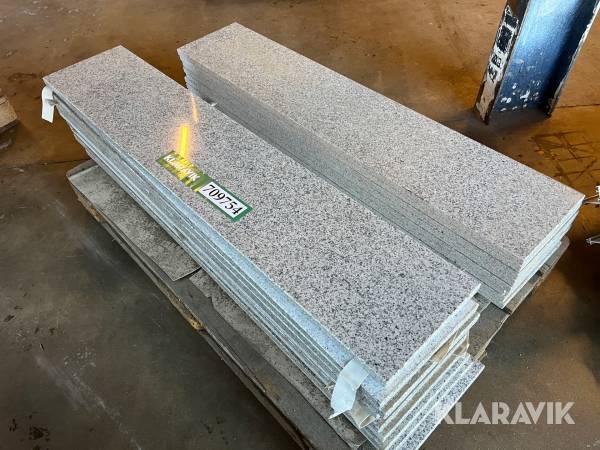 Granitplader 19 styk