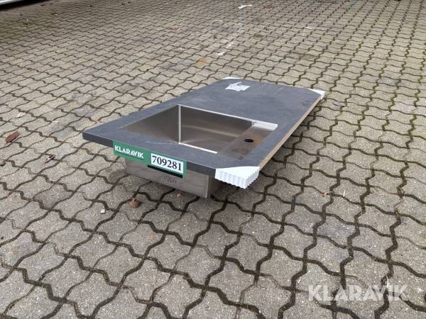 Bordplade med nedsænket håndvask