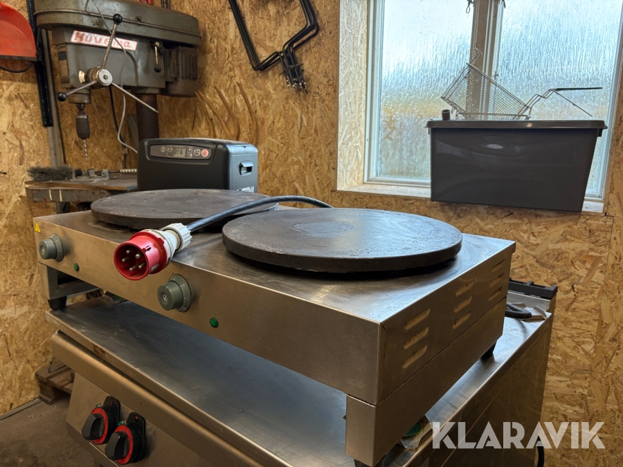 Pandekage pande Crepe maker E-DE-2 - 6kw