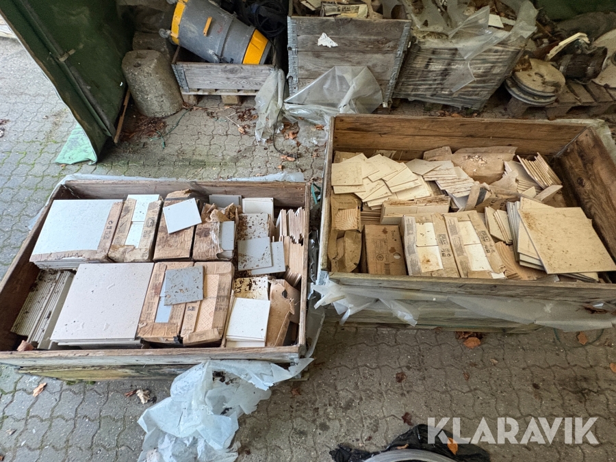 Fliser blandet lot, 2 paller