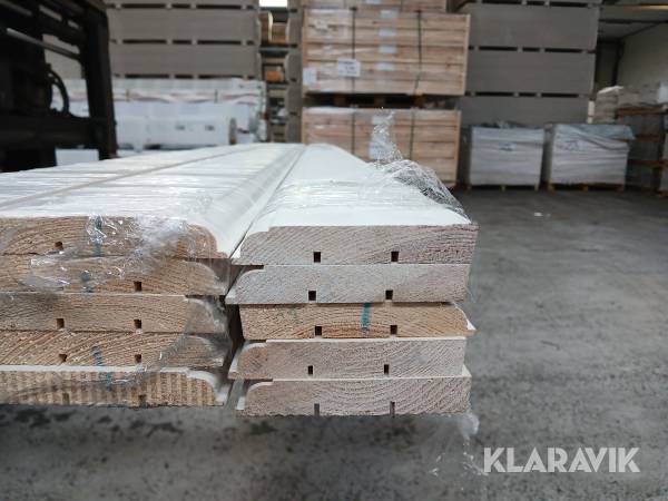 fodliste almue hvidmalet 15 stk 