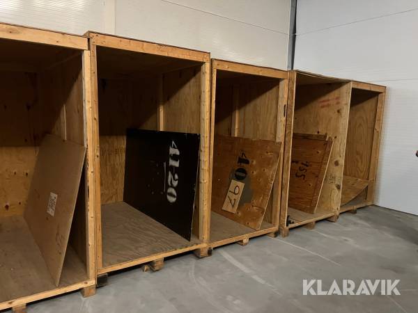 Opbevarings kasse/moduler 10 styk