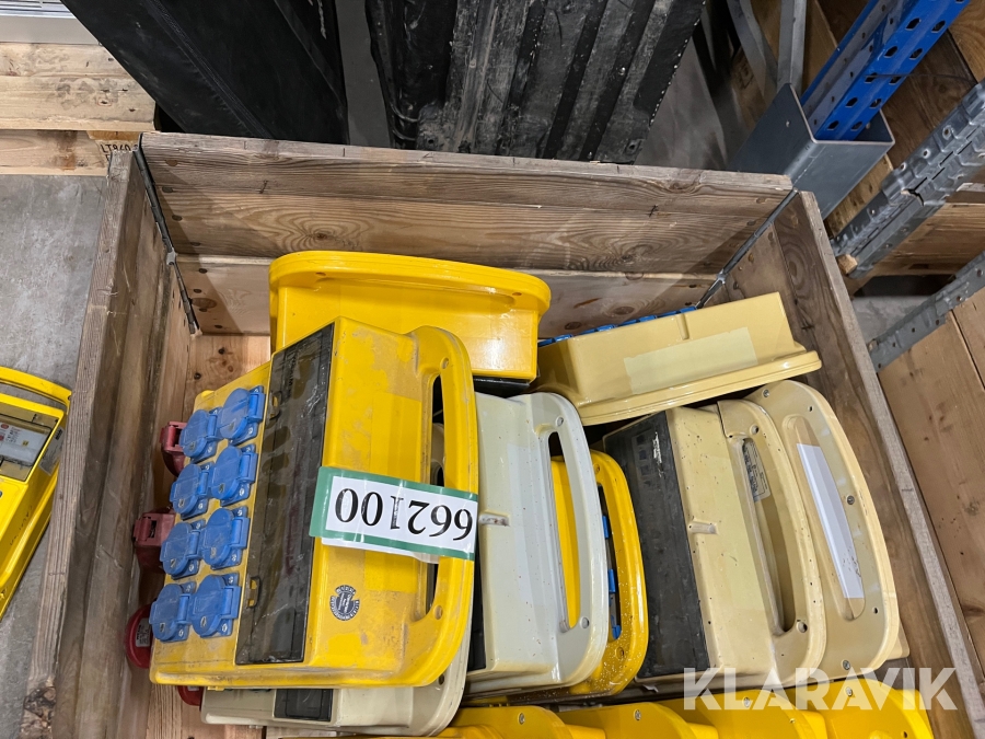 Diverse eltavler 32A og 16A 10 styk