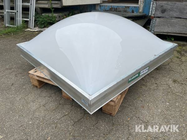 Ovenlys kuppel Optilite uden karm