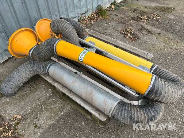 Udsugnings arme Geovent 300cm 2 stk.