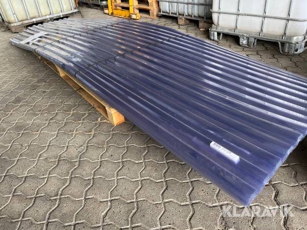 Trapezplader glasklar 20 styk