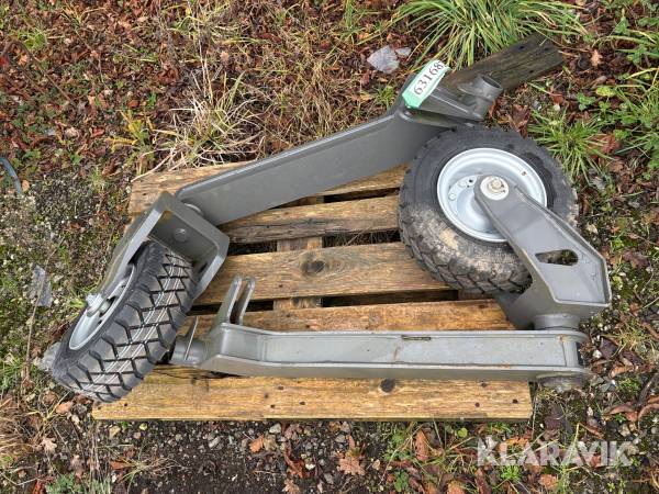 Transporthjul mejetærsker 1 sæt