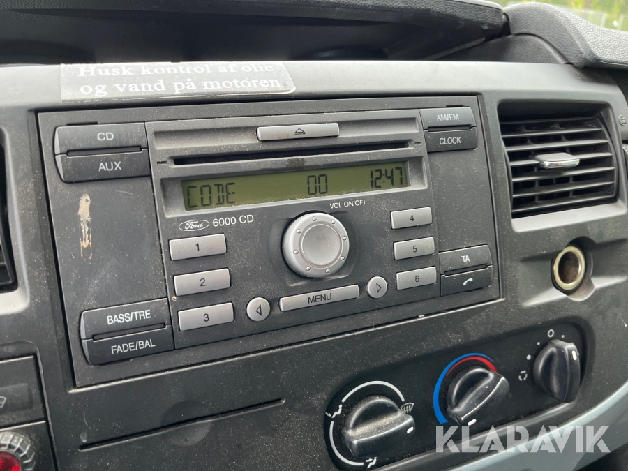 Ladbil Ford Transit mandskabsvogn