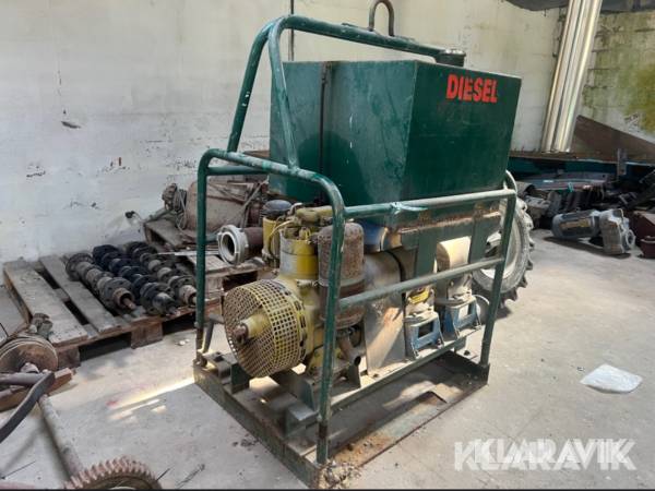 Vandpumpe med dieselmotor Hatz