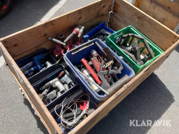Assorteret luftværktøj - 1 palle