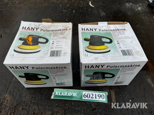 Polermaskiner Hany 2 styk