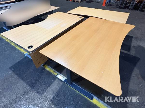 Hæve/sænke borde 3 styk