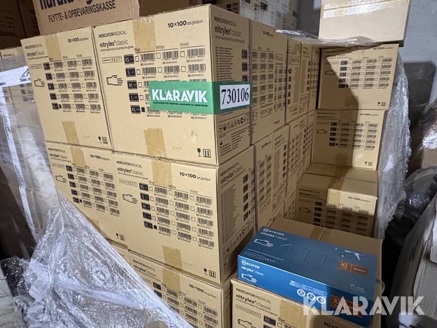 Nitrilhandsker Mercator Nitrylex classic 10 kasser