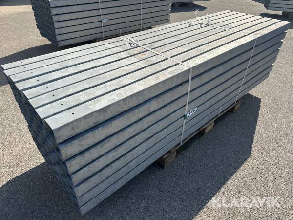 Galvaniserede stolper 57 styk