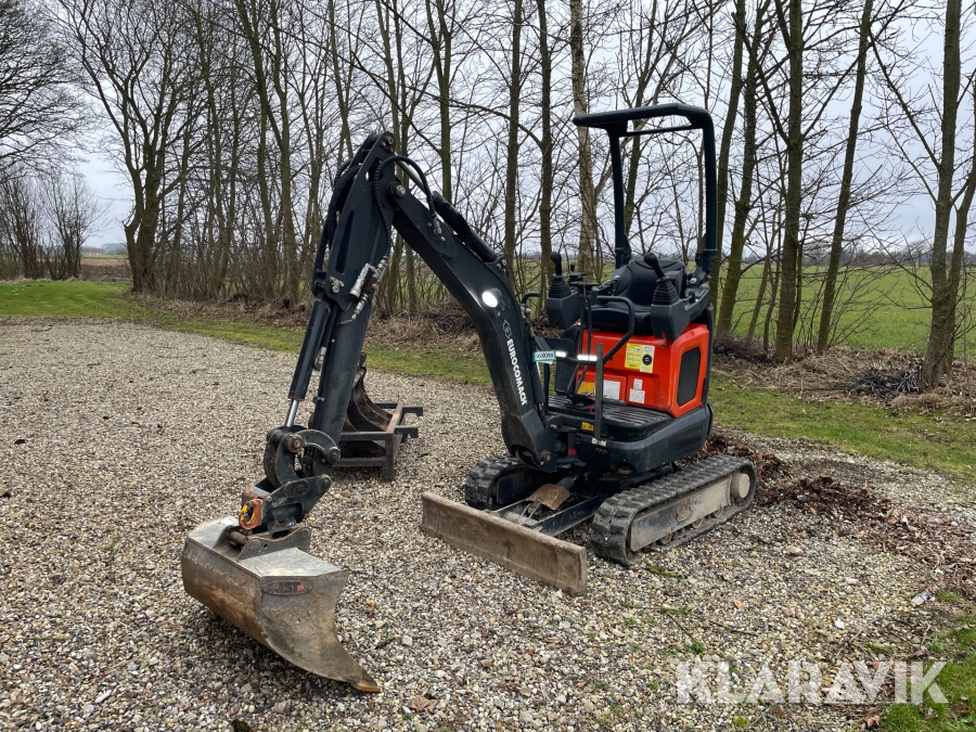 Minigraver Eurocomach 14SR med skovlpakke