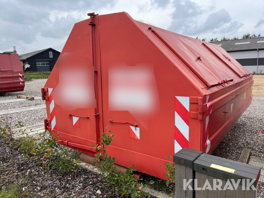 12m3 lukket container, Rebild, Klaravik auktioner