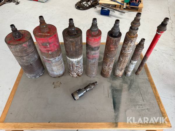 Parti Diamantbor til kerneboring + adapter