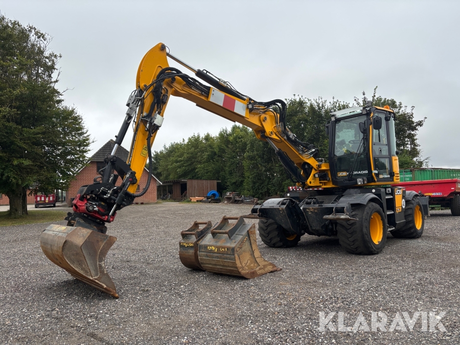 Hjulgraver JCB Hydradig 110W med tilbehør