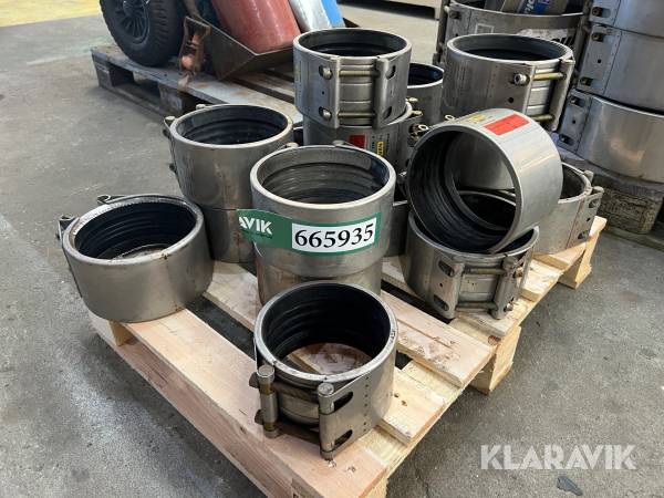 Rør koblinger Straub-flex 1L 168,3 mm 16 styk