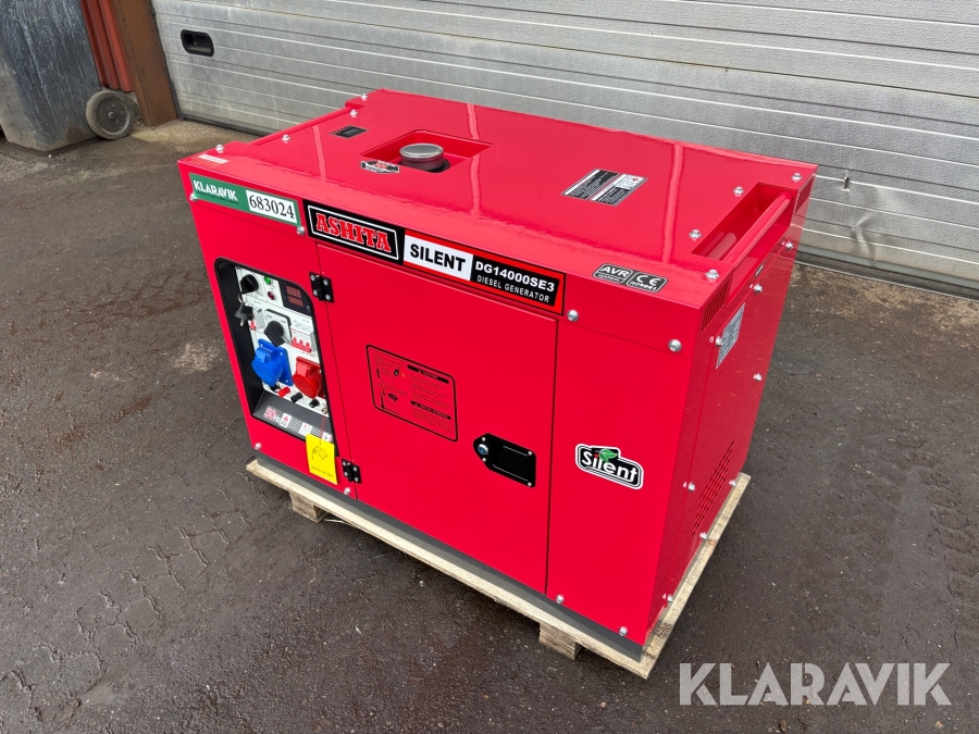 Generator Ashita DG1400ES3 Ny/ubrugt