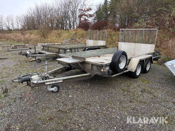Maskintrailer Ifor williams 2HB GR126G - 3500kg