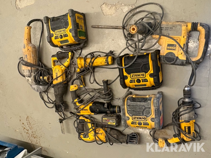 Elværktøj DeWALT blandet parti