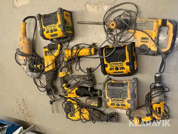 Elværktøj DeWALT blandet parti