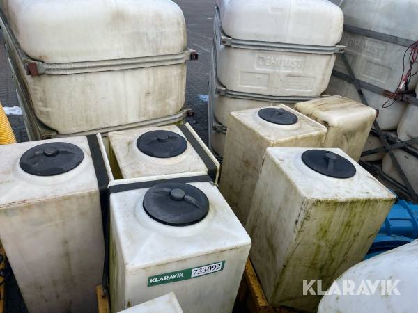 190liters tanke 9 styk