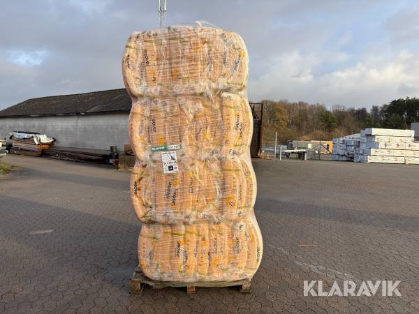 Isoleringsbatts glasuld Isover 34 Murfilt 190 mm 58,08 m²