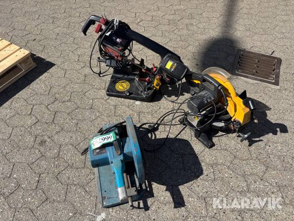 Metal afkorter, rundsav, metal båndsav