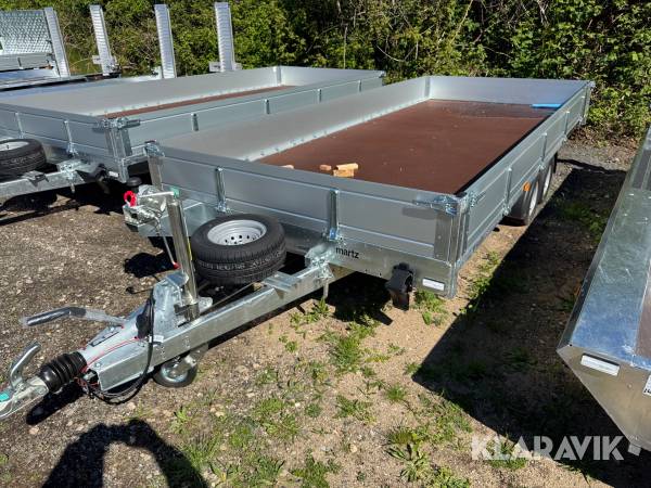 Boogietrailer Martz DMC 3000 GT KIPPBAR
