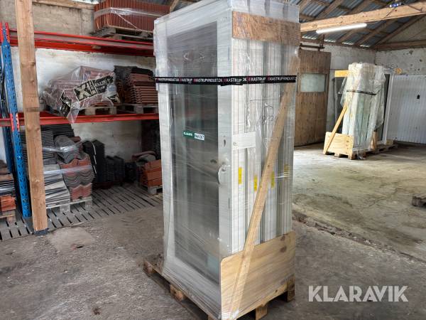 Terrassedør Kastrupvinduet 3 lags træ/alu 9010 4 styks