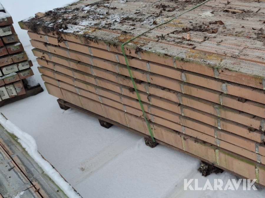 Tegl overlæggere 20 styk