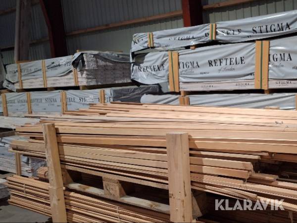 Assorteret træ lister ca 350 styk