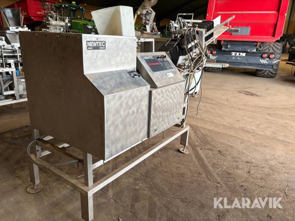 Bakkedispenser og flowpakker NewTec NBM30 i rustfri stål